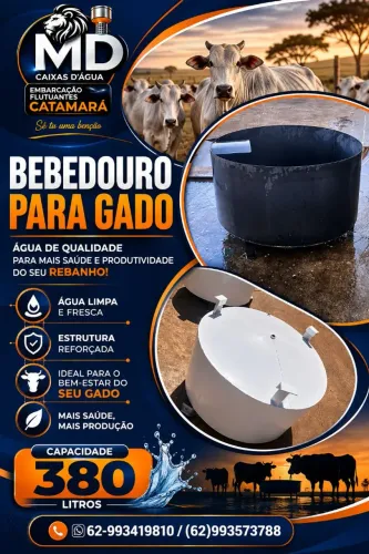 Bebedouro para gado 380 L