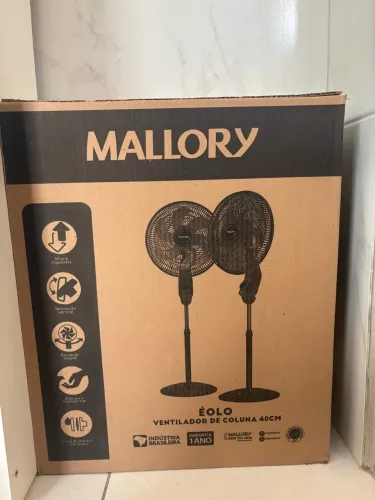 Ventilador de coluna turbo silencioso Mallory com 6 pás - Novo na caixa lacrado