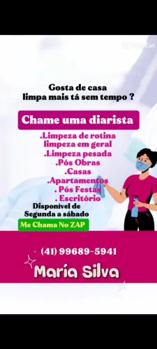 Gosta de uma casa limpa e está sem tempo? Chama uma diarista!
