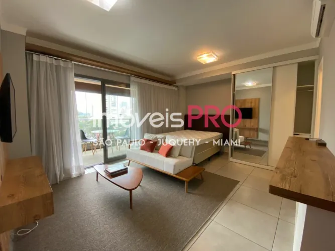 Studio no Brooklin com 41m² mobiliado