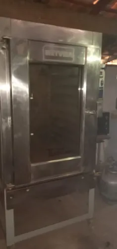 Forno Turbo Elétrico Industrial Metvisa 10 Esteiras a gás 