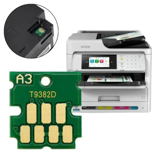 Chip Caixa Manutenção C9382 Para Epson Wf-c5390 Wf-c5810