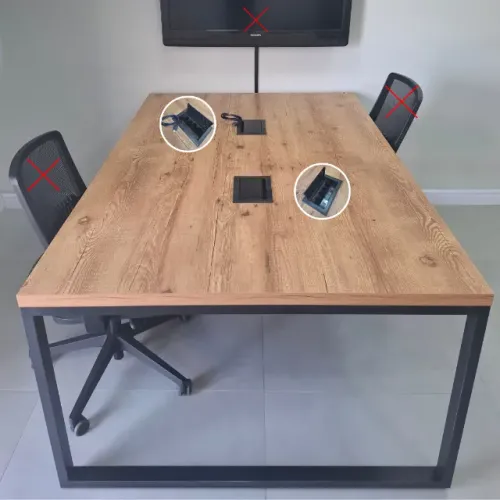 Mesa Escritório 4 Lugares
