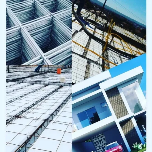 Laje concreto e bomba