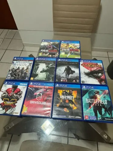 Jogos PS4 originais impecáveis