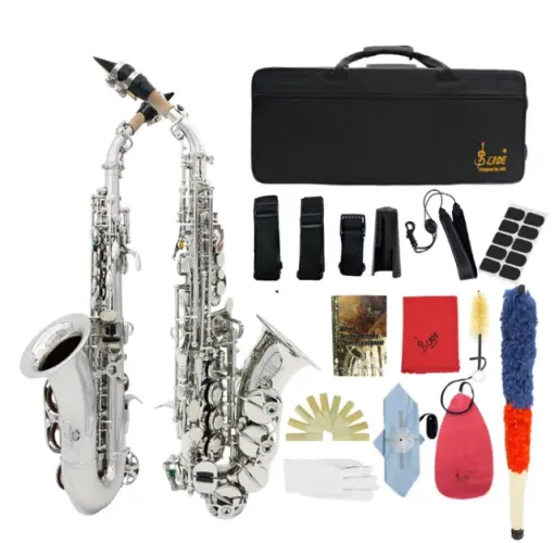 Sax Soprano Curvo Slade NOVO - 10X no Cartão - Envio p/ todo Brasil