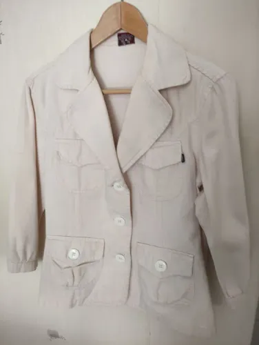 COT BLAZER ALGODÃO TAM 44