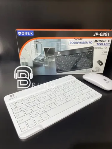 Teclado e mouse Bluetooth