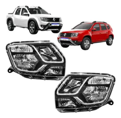 Farol Renault Duster 2015 2016 2017 2018 2019 2020 Novo