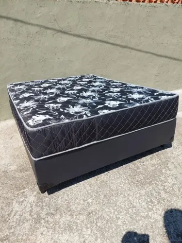Cama BOX Casal COLCHAO ESPUMA D33