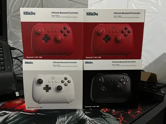 Promoção Controle 8bitdo ultimate Bluetooth novos na caixa Nintendo Switc PC e celular