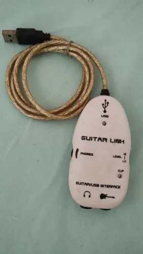 Interface USB Guitar link - Guitar Link USB Interface - Troco! 