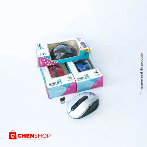 Mouse Sem Fio 2.4Ghz varias cores