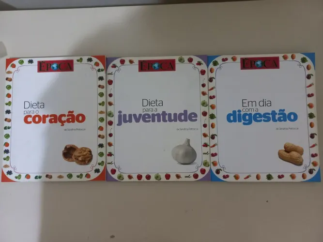 Kit 3 Livros dieta Serafina Petrocca