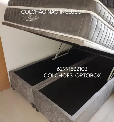 Cama Box Baú Casal bi partido em ate 10x