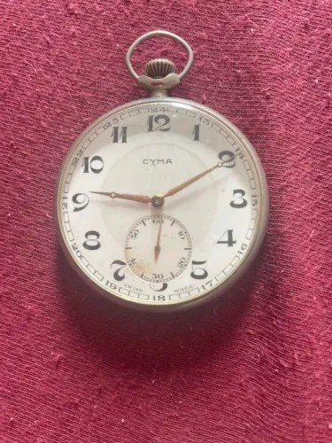 Relógio Cyma de bolso antigo 