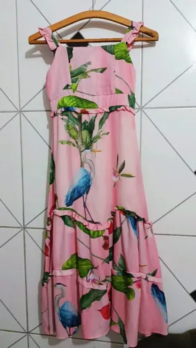 Vestido infantil da marca Chiquinha fulô