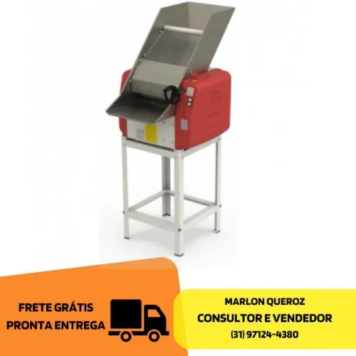Cilindro de Massas Industrial 40 Cm Braesi Monofásico Novo