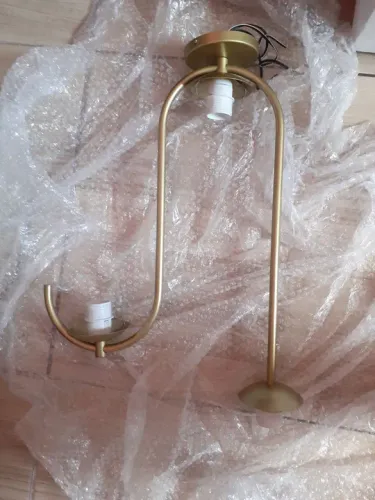 Lustre pendente Flórida Dourado e 27