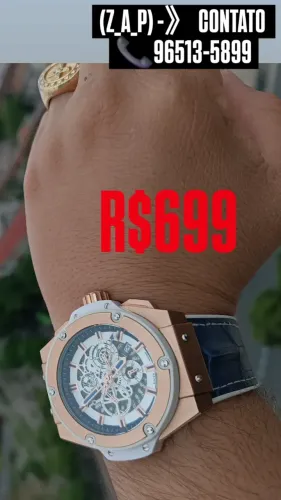 Relógio HUBLOT MIAMI MULTIFUNCIONAL ENTREGAMOS