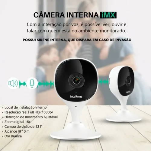 Câmera Interna Intelbras - Segurança e Conectividade