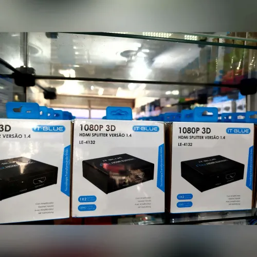 Promoção caixa fechada com 10 peças Splintter HDMI R$ 24,99un = 249,90cx (Jk Eletrônicos)