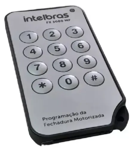 Controle Remoto Da Fechadura Fx 3000 Mf Intelbras Original Prata