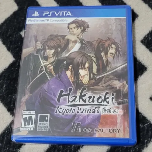 Jogo Hakuoki Kyoto Winds Americano Original Lacrado Para PSVita 