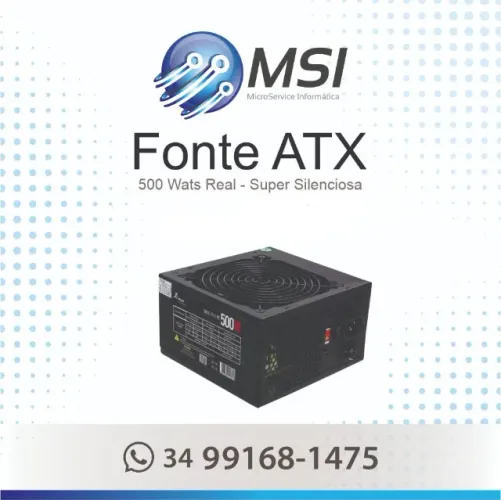 fontes de 200 e 500 wats