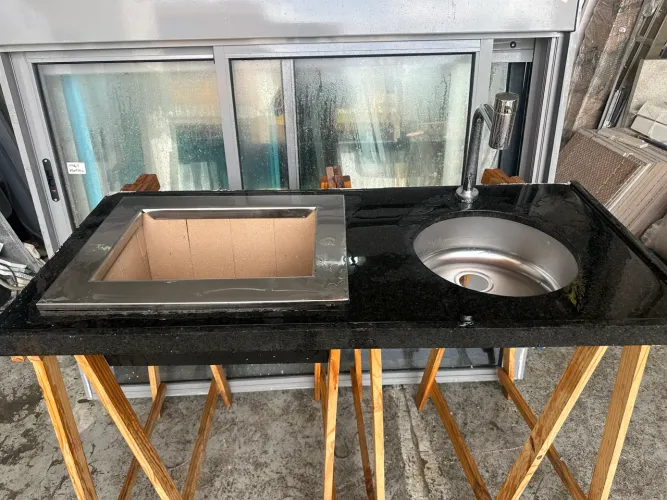 Pia gourmet São Gabriel churrasqueira