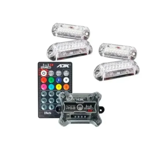 Kit Strobo RGB Ritâmico 2.0 ATK