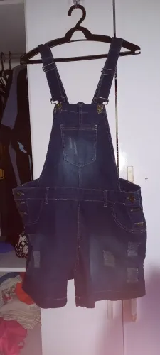 jardineira jeans lycra nova tam 50 peq..há mais modelos e tamanhos ....zap * 