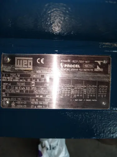 Motor Elétrico WEG 100CV 220/380/440V
