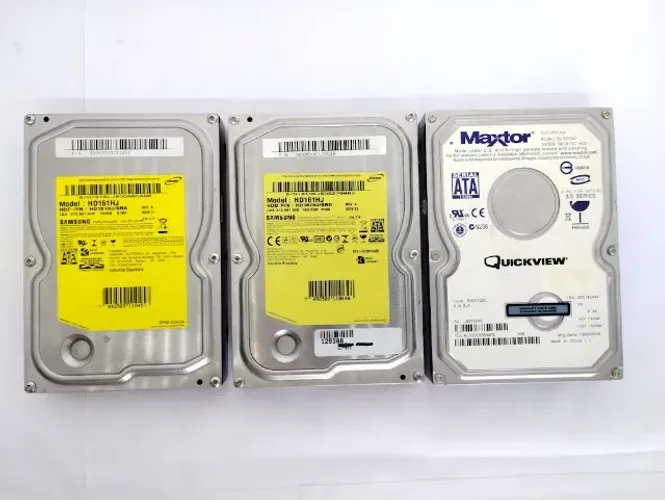 Kit 3 hd 160 e 320 gb - Com defeito