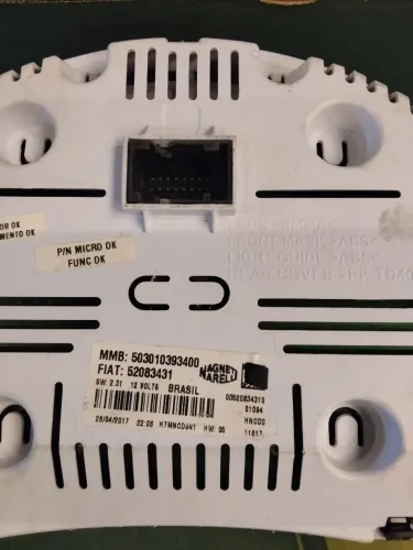 Painel de instrumentos Fiat Mobi 18/20 52083431