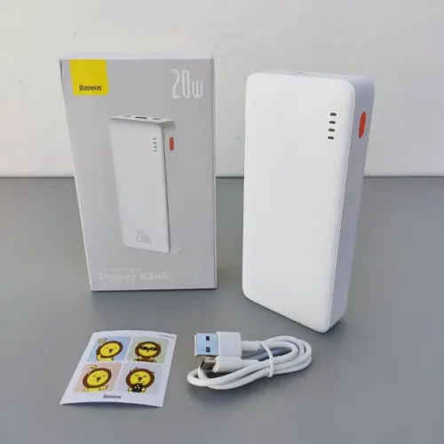 Powerbank Baseus 20000mAh 20W Carregamento Rápido Lacrado