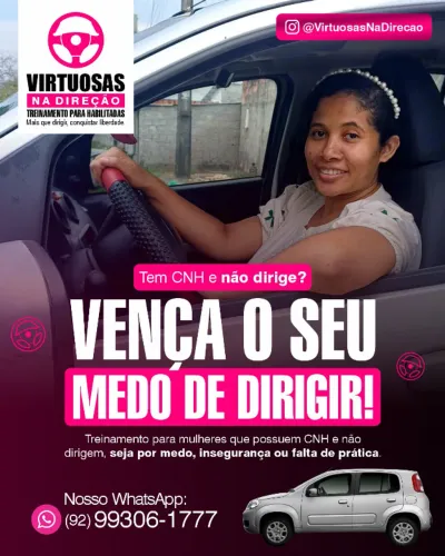 Você é habilitada mas tem MEDO DE DIRIGIR?