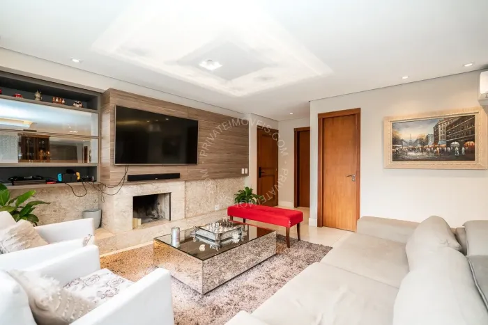 Apartamento mobiliado para alugar no Auxiliadora com 3 quartos (3 suítes)