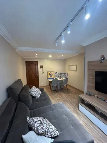 Apartamento com 2 dormitórios para alugar, 55 m² por R$ 2.370/mês - Jardim Milena - Santo 