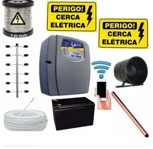 MOTOR PARA PORTÃO, CENTRAIS DE CHOQUE, PORTEIROS ELETRÔNICOS, CÂMERAS, ALARME, ELÉTRICA