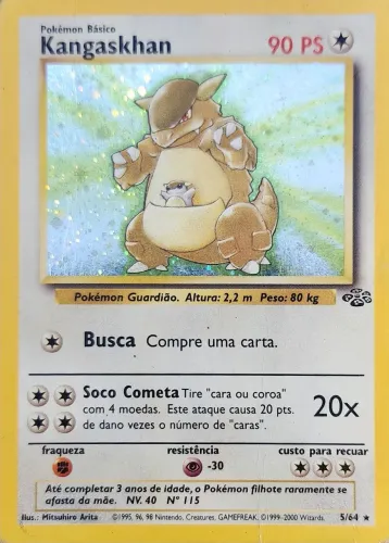 Carta Pokémon Kangaskhan - Colecionador