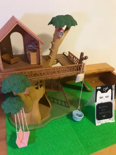 Sylvanian families casa na árvore rara