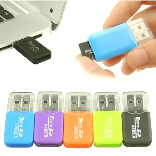 Adaptador Mini Leitor de Cartão Micro SD USB 2.0 - Computador Portátil De Alta Velocidade