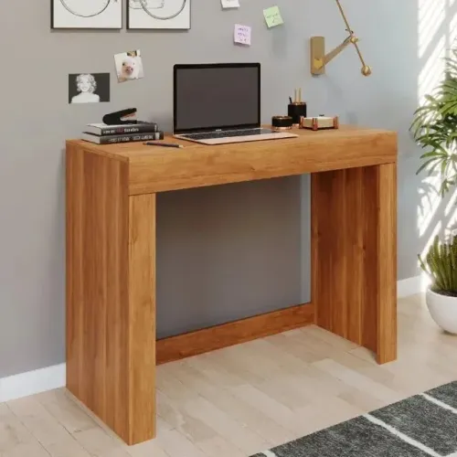 *PROMOÇÃO* Escrivaninha Permóbili Cleo com Gaveta - Cinamomo