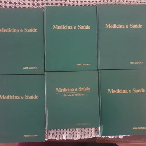 6 Livros Medicina e Saúde - Abril Cultural. Relíquia.