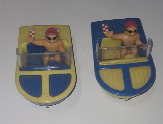 Miniaturas mini Lanchas 2 itens