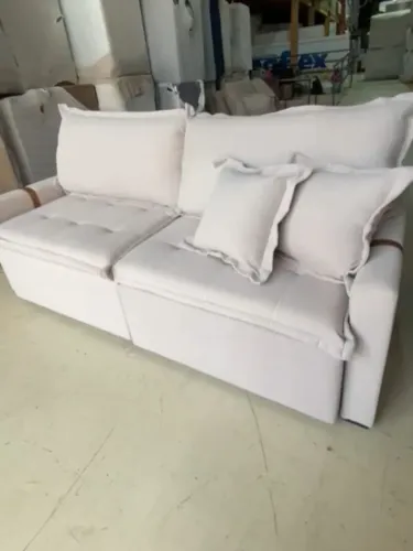 SOFA 2.00 SEM CAIXA ESTILO MODERNO MULTIFUNCIONAL FRETE GRÁTIS ENTREGA EM ATÉ 72HS ÚTEIS 