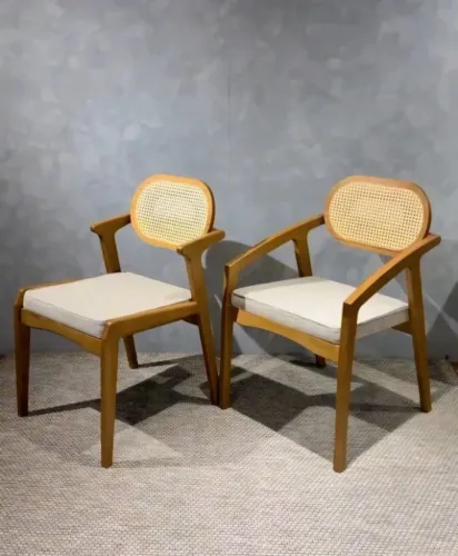 CADEIRA MAYA COM E SEM BRAÇO - RAFANA