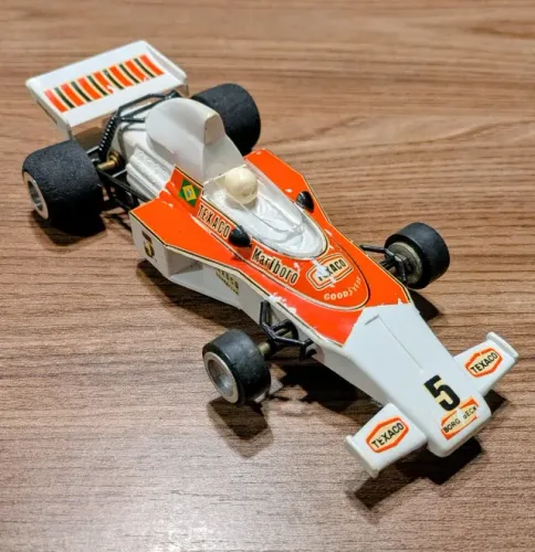 Carro Autorama Mclaren Entrada Ar Fina Fittipaldi Estrela