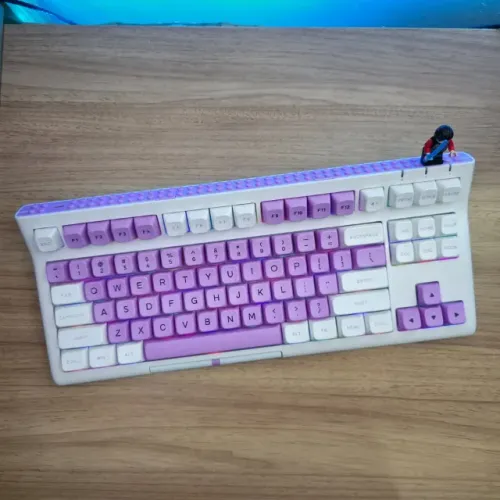 TECLADO GAMER EPOMAKER BRICK 87 SWITCHE WISTERIA